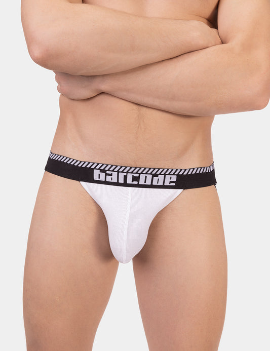 Barcode Berlin Jock Kavan Jockstrap White