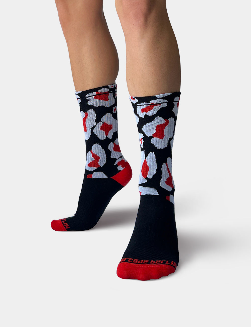 Barcode Berlin Leopard Gym Socks