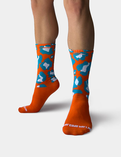 Barcode Berlin Leopard Gym Socks