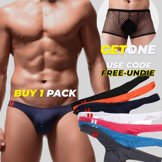 Buy a 5-Pack get the Show-it Low Rise Mesh Trunks Free