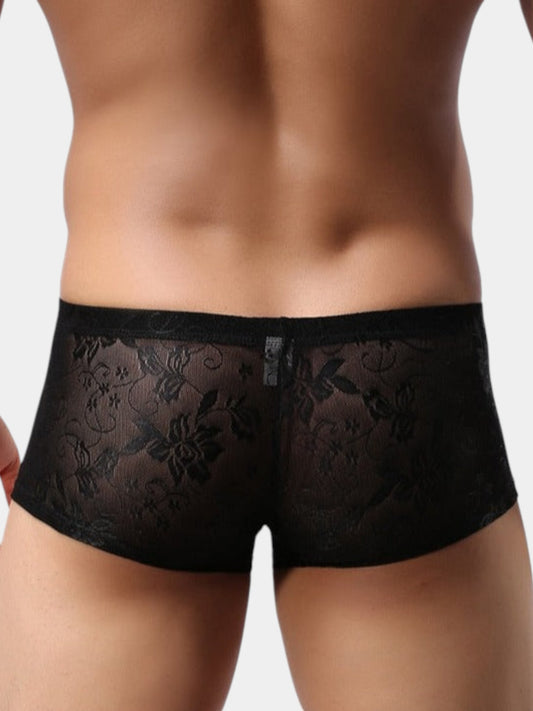 Elegant Lace Boxer Briefs