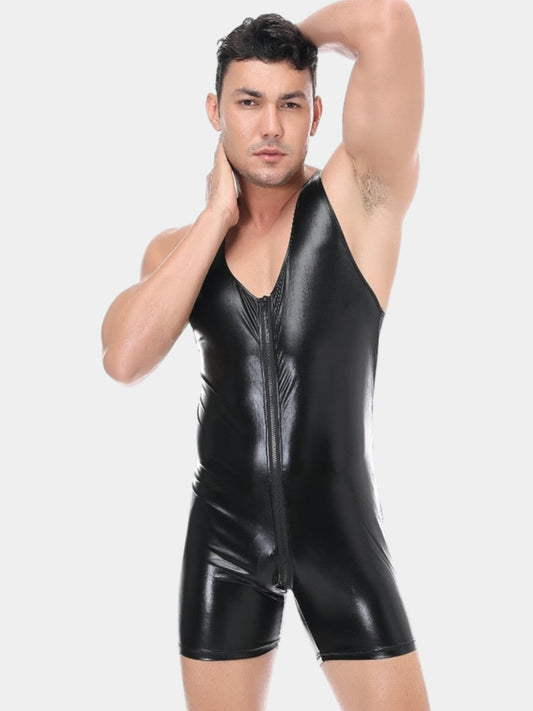 Spandex Overalls Bodysuit