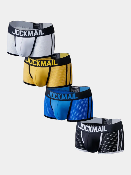 4 Pack Sport Mesh Jockmail Trunk