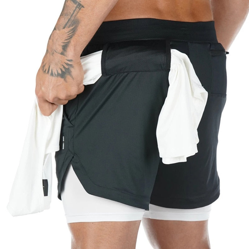 Double-Deck Workout Shorts