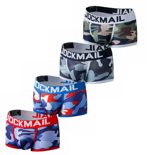 4 Pack Jockmail Camo Trunks