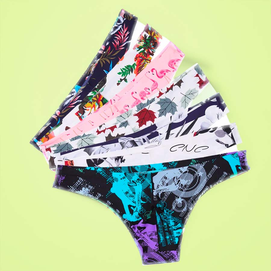 4 Pack Silky Graphic Men's Bikini Briefs – Trendy Undies