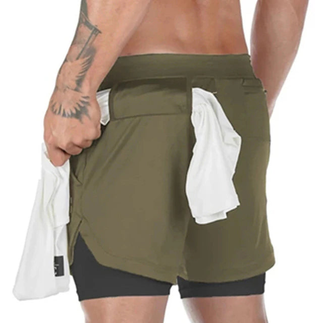 Double-Deck Workout Shorts