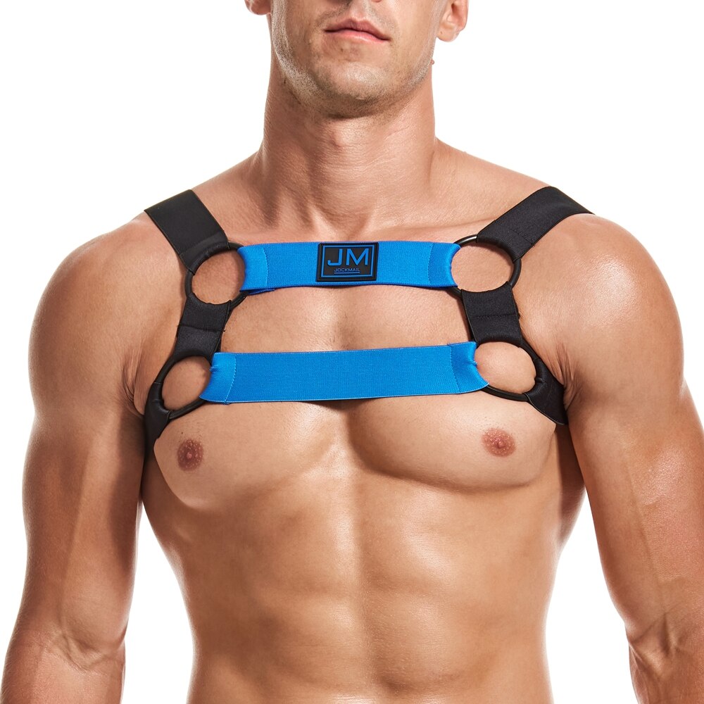 jockmail elastic chest harness