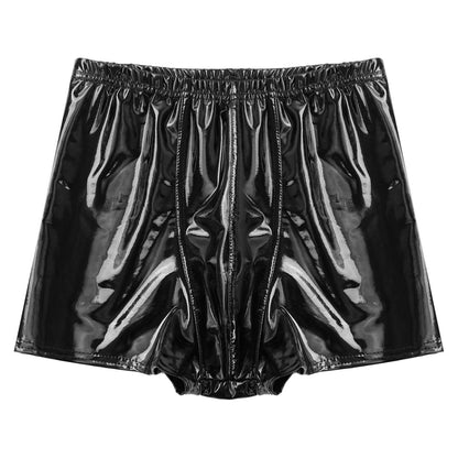 Leather Low Rise Swim Trunks